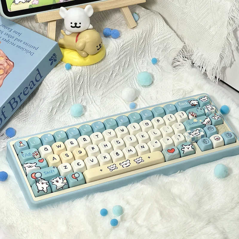 Cute puppy keycaps PBT five-sided sublimation cute hi75 wolf/spider F87VGNV98 mechanical keyboard keycaps
Cute puppy keycaps PBT five-sided sublimation cute hi75 wolf/spider F87VGNV98 mechanical keyboard keycaps