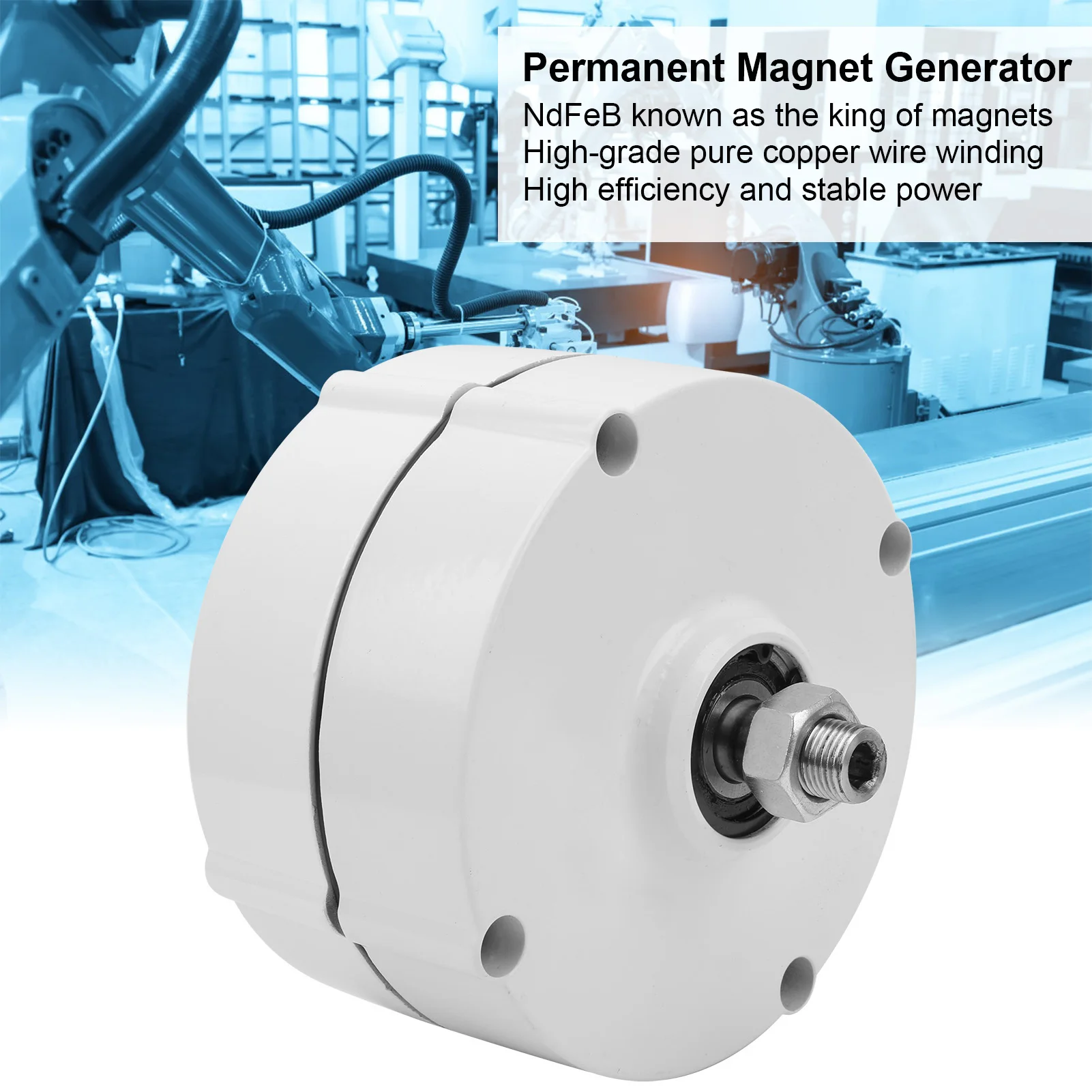Permanent Magnet Electric Generator Permanent Magnet Generator Electric 3 Phase AC Alternator AVAN‑400w Industrial Supplies
Permanent Magnet Electric Generator Permanent Magnet Generator Electric 3 Phase AC Alternator AVAN‑400w Industrial Supplies