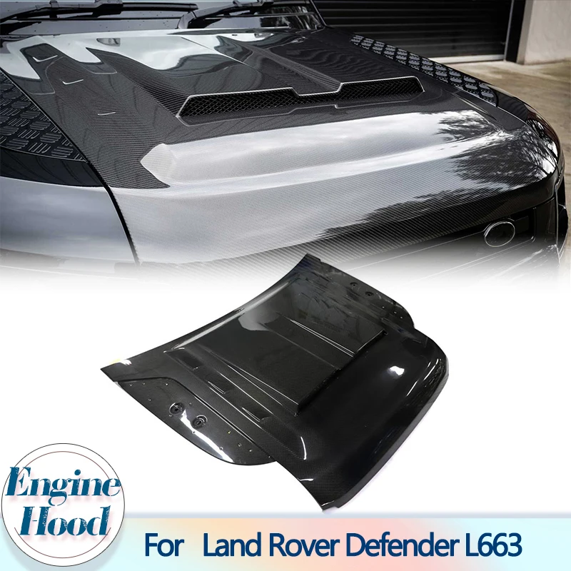 Car Front Engine Hood Cover For Land Rover Defender 110 L663 Utility 4-Door 2020-2023 Dry Carbon Body Kit Engine Hood Bonnet
Car Front Engine Hood Cover For Land Rover Defender 110 L663 Utility 4-Door 2020-2023 Dry Carbon Body Kit Engine Hood Bonnet
