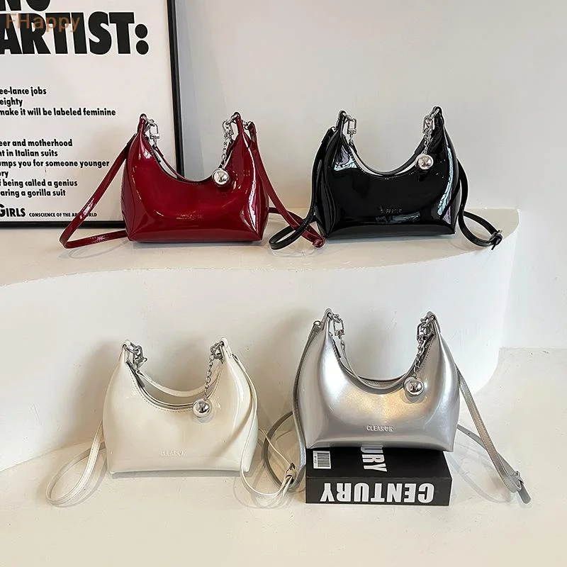Trendy High-end Underarm Bag Women Commuter Shoulder Bag Girly Crescent Bags Fashion Patent Leather Tote Bag Crossbody Bag Gifts
Trendy High-end Underarm Bag Women Commuter Shoulder Bag Girly Crescent Bags Fashion Patent Leather Tote Bag Crossbody Bag Gifts