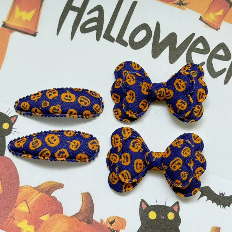 4 шт., детские заколки для волос с бантом на Хэллоуин для девочек, забавные готические заколки с принтом ручной работы, детские праздничные заколки, детские аксессуары для волос
4 шт., детские заколки для волос с бантом на Хэллоуин для девочек, забавные готические заколки с принтом ручной работы, детские праздничные заколки, детские аксессуары для волос