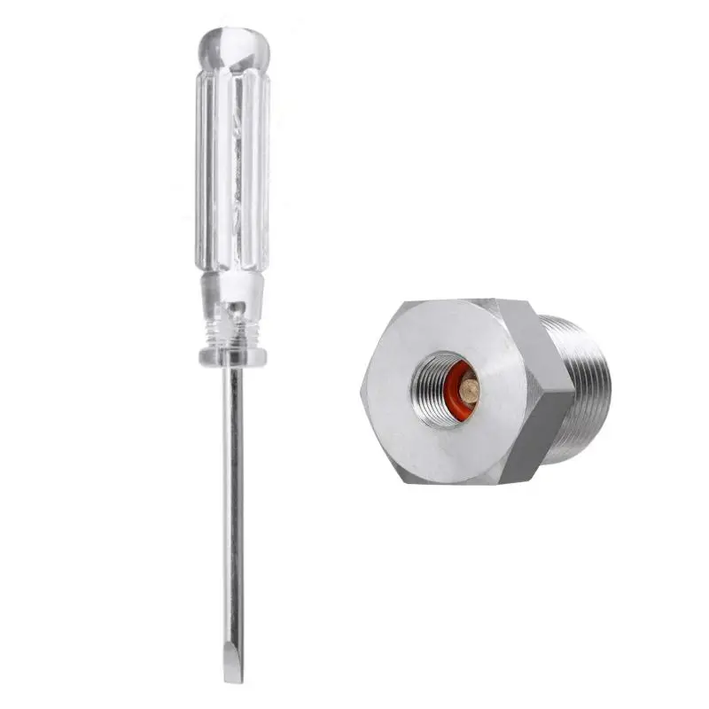 1pc New CO2 Adapter For Pressure Reducer From Reusable To Disposable Bottle M10x1 Inert Gas for Protective Gas Disposable Bottle
1pc New CO2 Adapter For Pressure Reducer From Reusable To Disposable Bottle M10x1 Inert Gas for Protective Gas Disposable Bottle