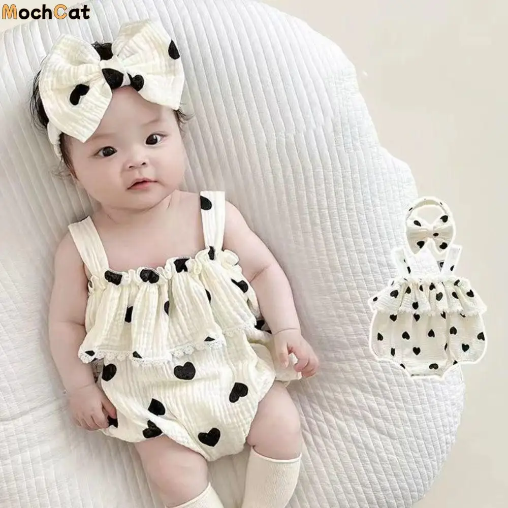 Casual Outfit Ruffle Heart Baby Romper Bodysuit Bow Heart Lace Baby Jumpsuit Cotton Infant Romper Baby Shorts Climb Suit Gifts
Casual Outfit Ruffle Heart Baby Romper Bodysuit Bow Heart Lace Baby Jumpsuit Cotton Infant Romper Baby Shorts Climb Suit Gifts