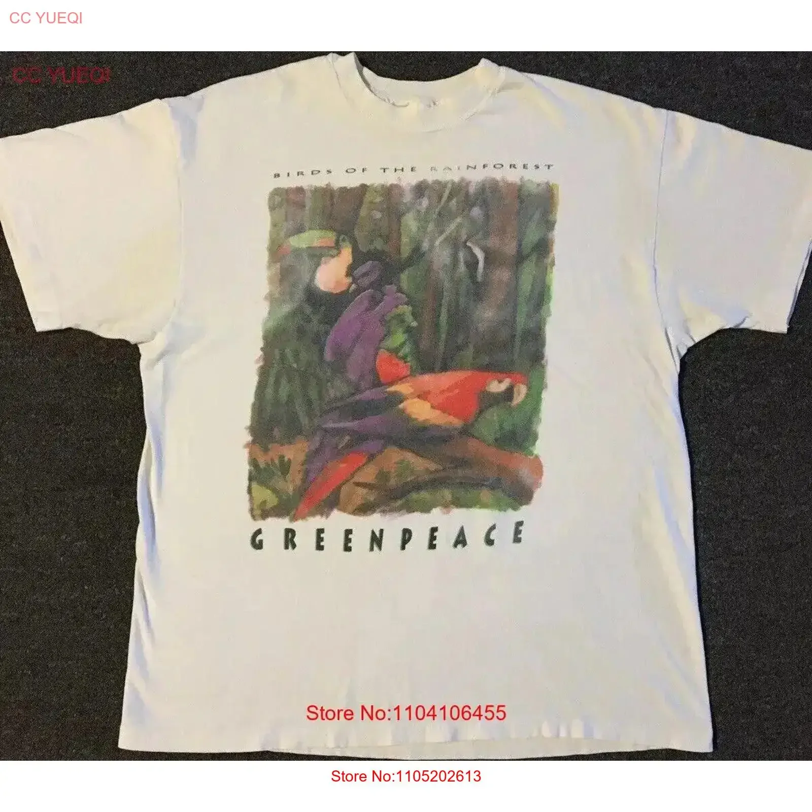 Vtg 90s Green Peace Faded Birds Футболка M Nature Art Animal Surf Beach Гранж 80-х винтажная стираная дышащая дизайнерская одежда
Vtg 90s Green Peace Faded Birds Футболка M Nature Art Animal Surf Beach Гранж 80-х винтажная стираная дышащая дизайнерская одежда