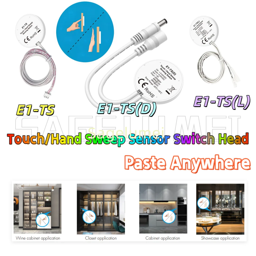 E1-TS/E1-TS(D)/E1-TS(L) Dimmable Switch 4A Penetrable Wooden Touch Switch Hand Sweep Sensor Dimmer LED Light Controlle Paste
E1-TS/E1-TS(D)/E1-TS(L) Dimmable Switch 4A Penetrable Wooden Touch Switch Hand Sweep Sensor Dimmer LED Light Controlle Paste