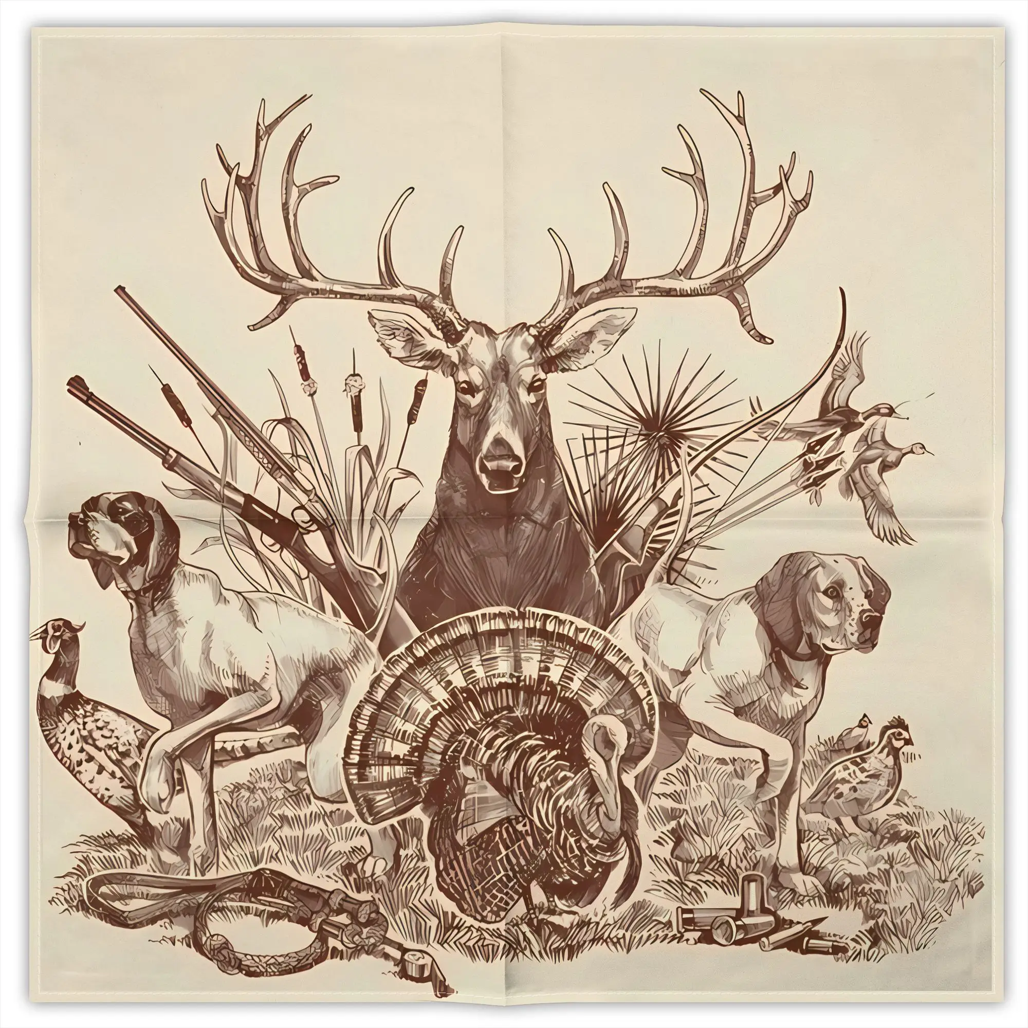 Deer Fashion Square Scarf Decorative Polyester Printed Daily
Deer Fashion Square Scarf Decorative Polyester Printed Daily