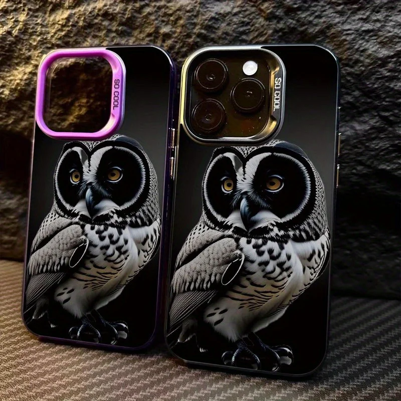 Owl pattern design phone case for iPhone 16 15 14 13 12 11 Pro/ Max/Plus shock-proof rear cover anti-fingerprint
Owl pattern design phone case for iPhone 16 15 14 13 12 11 Pro/ Max/Plus shock-proof rear cover anti-fingerprint