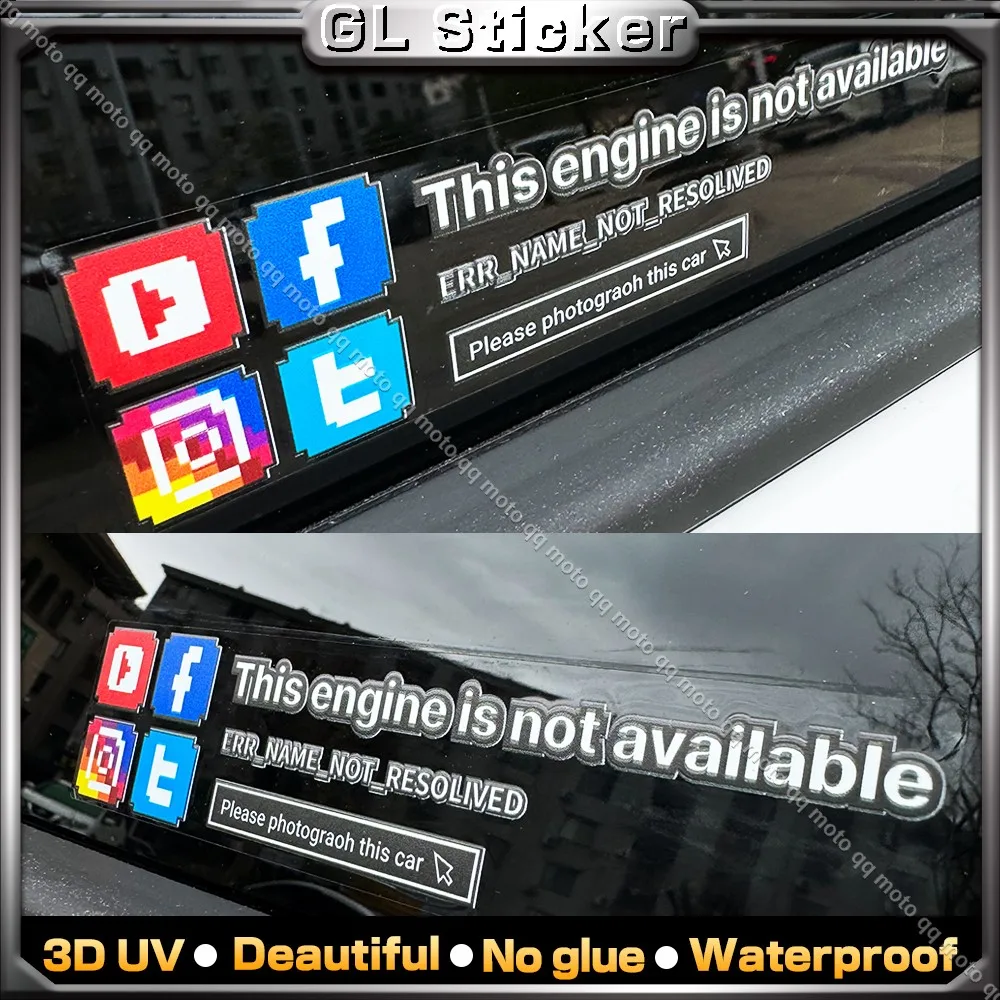 Motorcycle Car Bike Front Fairing Stripe Waterproof Stickers 3D Transparent Car Window Decal YouTobe Twitter Instagram Facebook
Motorcycle Car Bike Front Fairing Stripe Waterproof Stickers 3D Transparent Car Window Decal YouTobe Twitter Instagram Facebook