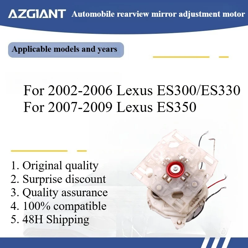 Azgiant Car rearview mirror lens glass adjustment motor module for 2002-2006 Lexus ES300/ES330/ES350 2007-2009 original parts
Azgiant Car rearview mirror lens glass adjustment motor module for 2002-2006 Lexus ES300/ES330/ES350 2007-2009 original parts