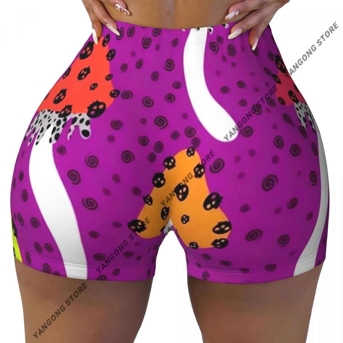 Женские шорты для йоги с мультяшным принтом грибов Аманита, осенние, с эффектом подтяжки ягодиц, комфортные, для фитнеса и спортзала
Женские шорты для йоги с мультяшным принтом грибов Аманита, осенние, с эффектом подтяжки ягодиц, комфортные, для фитнеса и спортзала