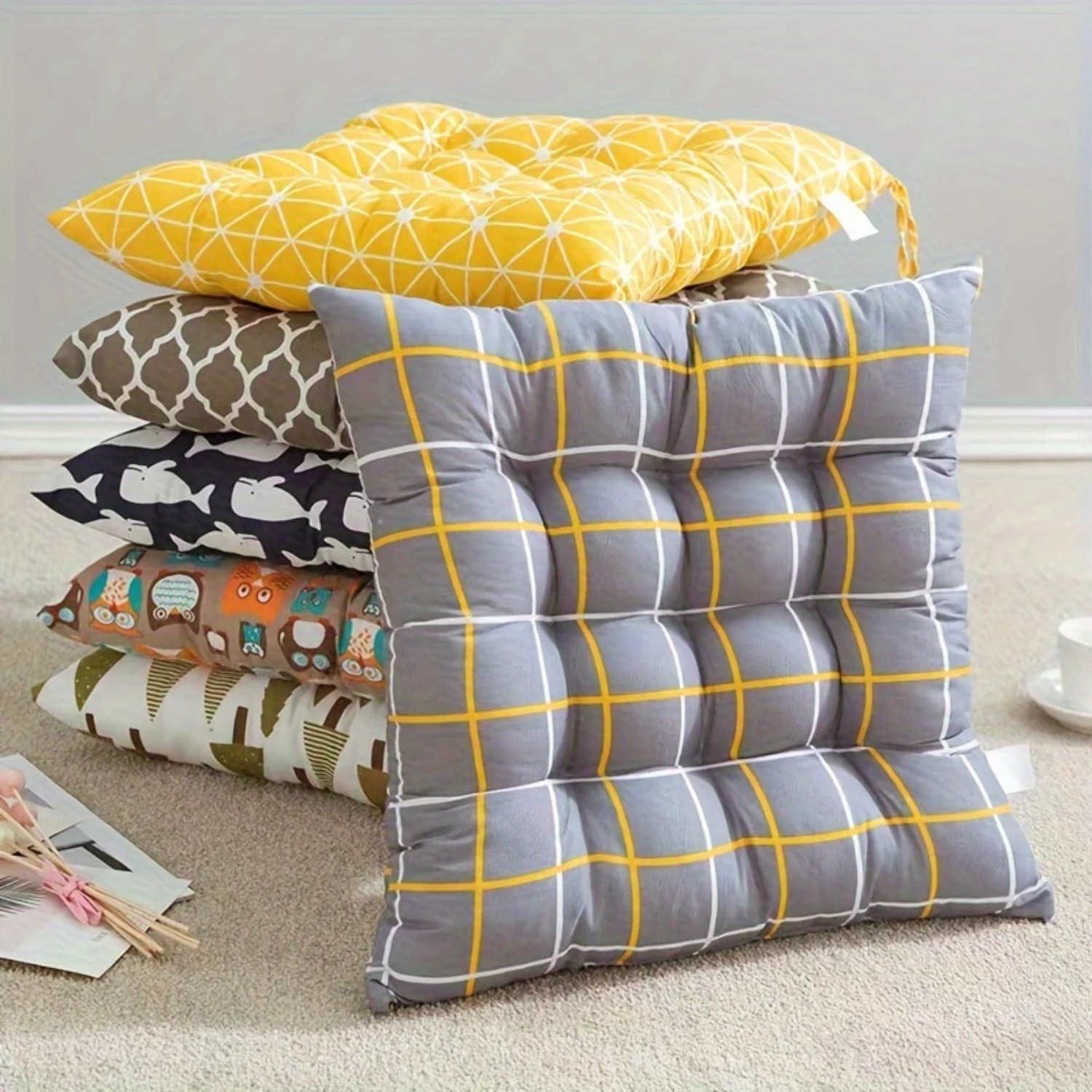 Ergonomic Office Chair Cushion Memory Foam Back & Coccyx Support, Hand Wash Only, Square Shape, Polyester Fiber (Polyester) Cup
Ergonomic Office Chair Cushion Memory Foam Back & Coccyx Support, Hand Wash Only, Square Shape, Polyester Fiber (Polyester) Cup