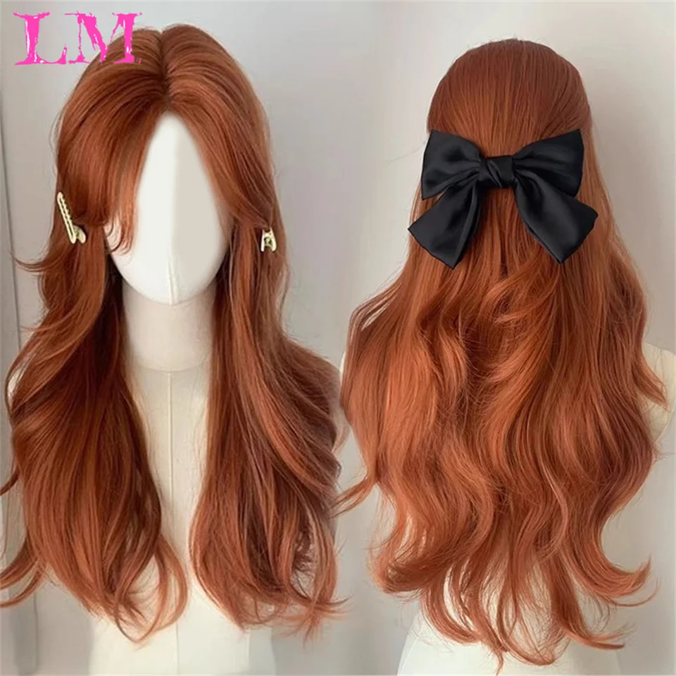 LM Synthetic Orange Wave Wig for Women Long Natural Curly Wig Middle Part Synthetic Wig Heat Resistant Fake Hair Daily Party Use
LM Synthetic Orange Wave Wig for Women Long Natural Curly Wig Middle Part Synthetic Wig Heat Resistant Fake Hair Daily Party Use