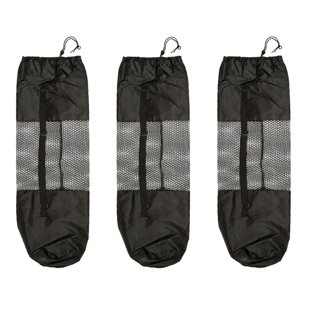 3 Pcs Mesh Bags Yoga Mat Storage Sports Cushion Stylish Pouch Travel Outdoor Carrier Exercise Black Handheld Pad Portable
3 Pcs Mesh Bags Yoga Mat Storage Sports Cushion Stylish Pouch Travel Outdoor Carrier Exercise Black Handheld Pad Portable