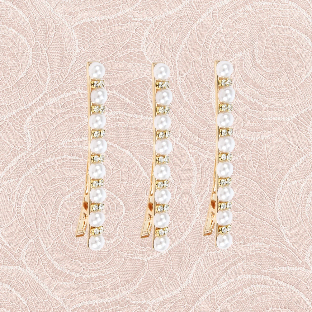 3 Pcs Pearl Hair Clip Accessories Girls Clips Barrettes Women Accessory Pin with for
3 Pcs Pearl Hair Clip Accessories Girls Clips Barrettes Women Accessory Pin with for