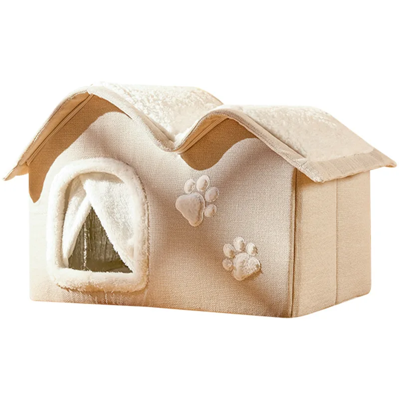 Cat and dog house nest, winter warmth, small cats and dogs all-season pet supplies
Cat and dog house nest, winter warmth, small cats and dogs all-season pet supplies