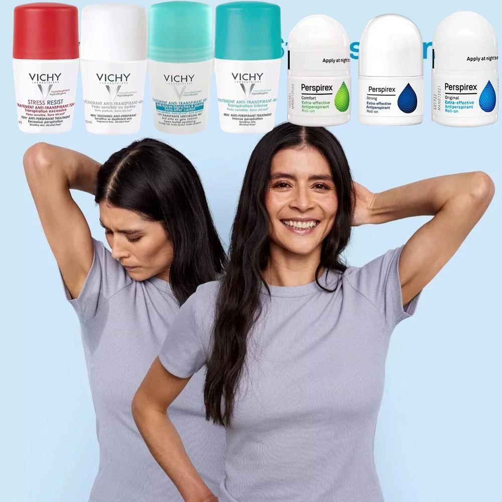 Perspirex Underarm Ball Roll On Strong Comfortable Sweatproof Deodorant Sweat Absorbing Pads 72 Hours Long-lasting Refreshing
Perspirex Underarm Ball Roll On Strong Comfortable Sweatproof Deodorant Sweat Absorbing Pads 72 Hours Long-lasting Refreshing
