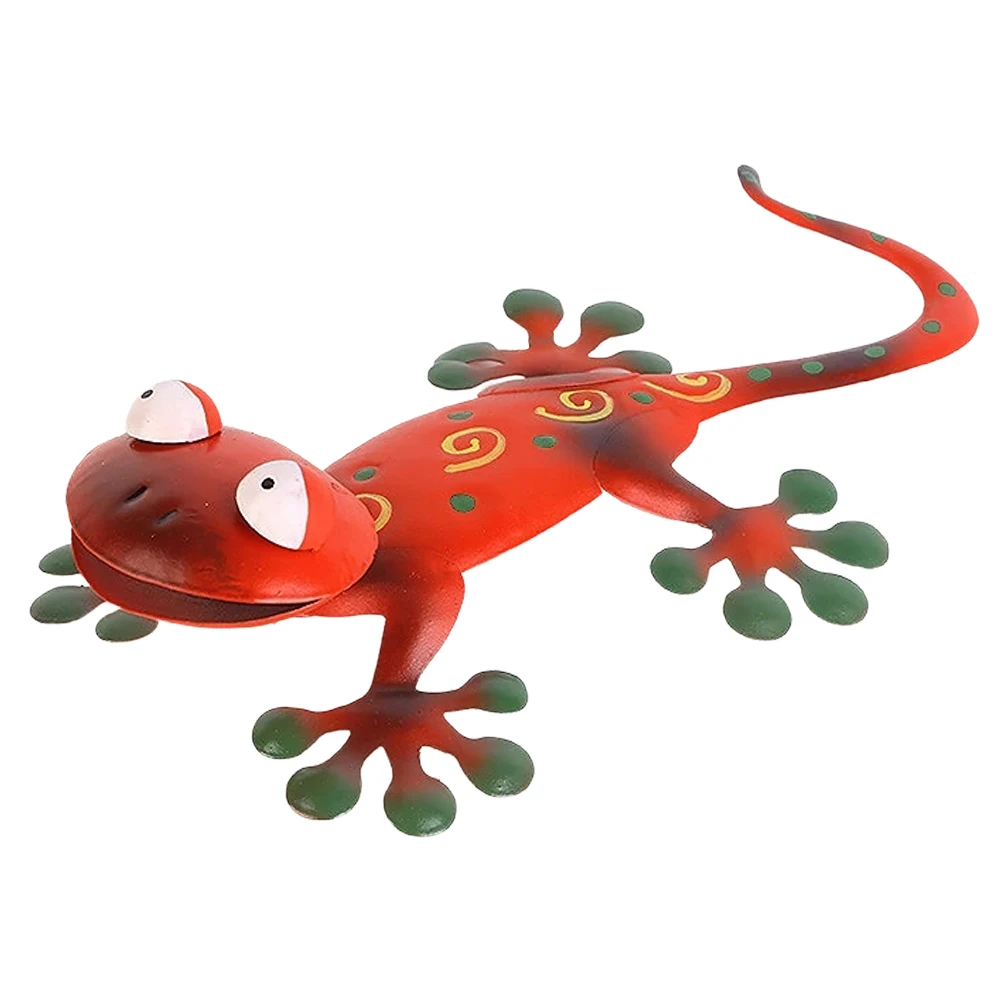 Metal Gecko Wall Sculptures Colorful Textured Home Decor Indoor Patio Fence Garden Wall Decors Hanging naments
Metal Gecko Wall Sculptures Colorful Textured Home Decor Indoor Patio Fence Garden Wall Decors Hanging naments