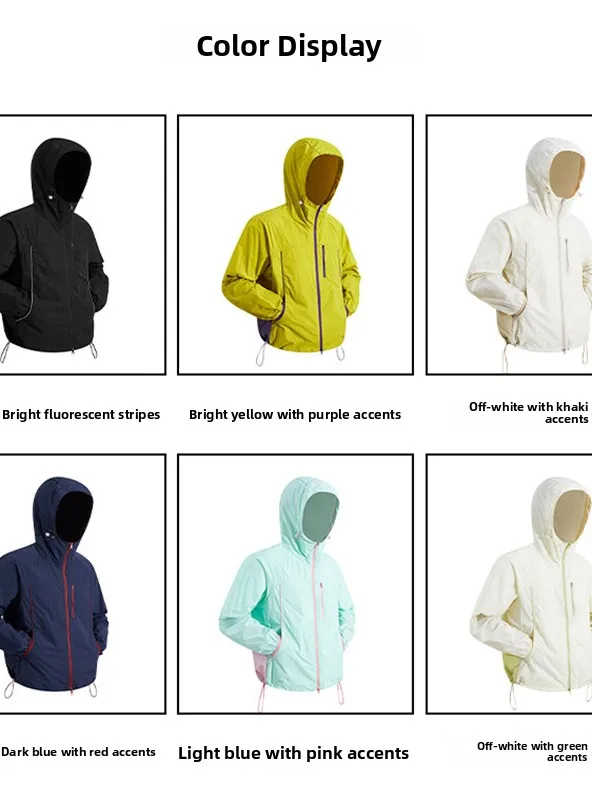 Ultra-Thin Wing-Like UPF50 Sun-Protective Breathable Water-Resistant Outdoor Hooded Skin-Clothing Jacket for Summer Couples
Ultra-Thin Wing-Like UPF50 Sun-Protective Breathable Water-Resistant Outdoor Hooded Skin-Clothing Jacket for Summer Couples