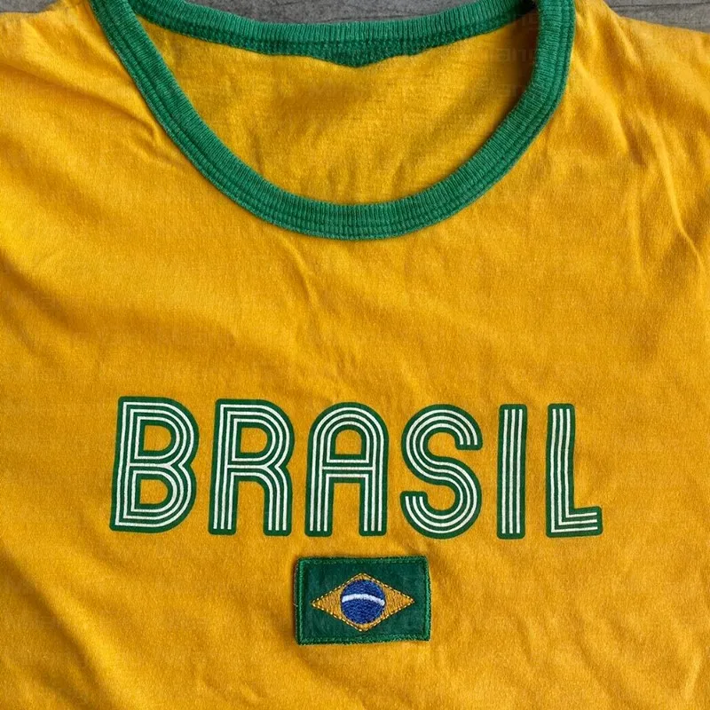 Y2k Европейский и американский весенний новый продукт 2024, женский простой повседневный спортивный топ с круглым вырезом
Y2k Европейский и американский весенний новый продукт 2024, женский простой повседневный спортивный топ с круглым вырезом