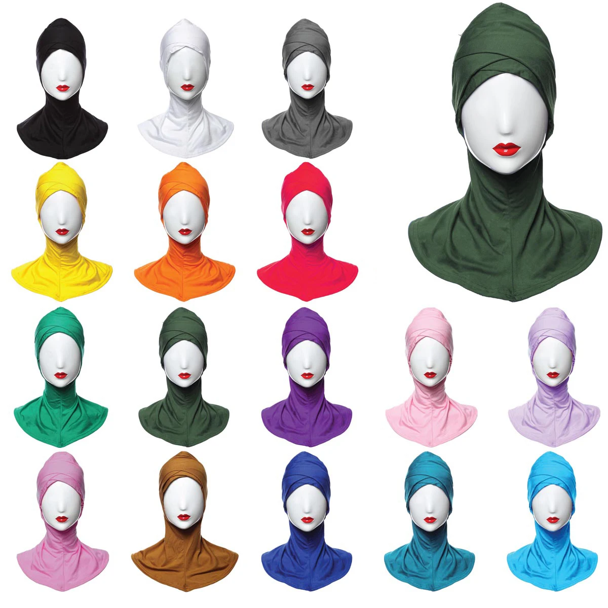 Full Cover Women Muslim Soft Modal Cotton Bone Bonnet Neck Hijab Amira Islamic Ramadan Ninja Underscarf Strech Turban Headcover
Full Cover Women Muslim Soft Modal Cotton Bone Bonnet Neck Hijab Amira Islamic Ramadan Ninja Underscarf Strech Turban Headcover