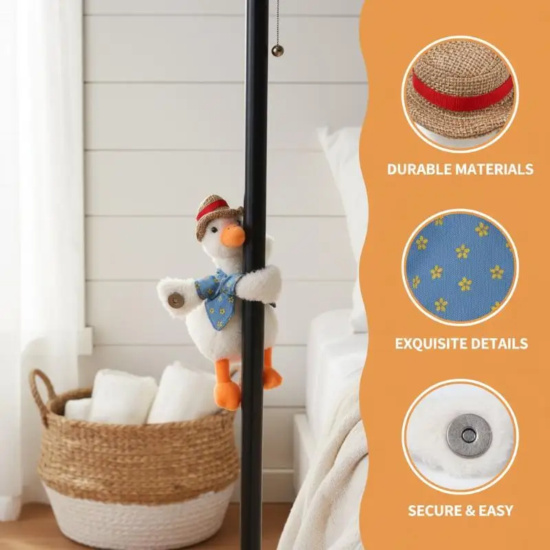 Duck Plush Doll Magnetic Rearview Mirror Car Ornament Cute Hanging Stuffed Toy for Bike and Motorcycle Decor
Duck Plush Doll Magnetic Rearview Mirror Car Ornament Cute Hanging Stuffed Toy for Bike and Motorcycle Decor