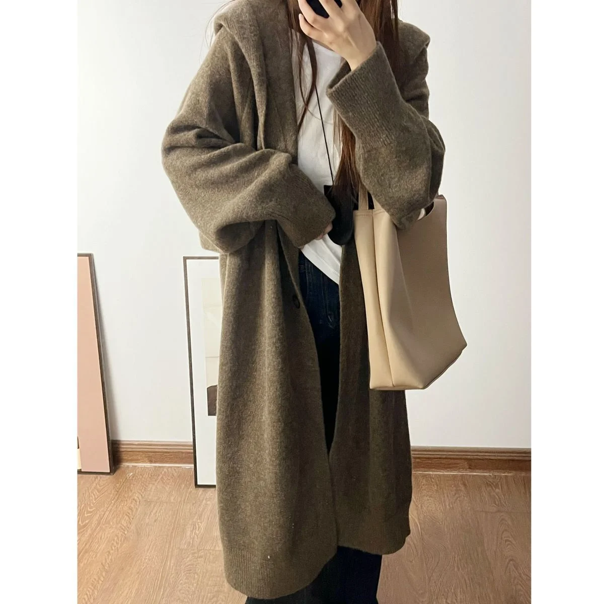 Mid-Long Cardigans Ladies Womens Summer Sunproof Illusion-Two-Pieces Oversize Skew Stretchy Rib-Knit Slim Boxy Woolen Chic Daily
Mid-Long Cardigans Ladies Womens Summer Sunproof Illusion-Two-Pieces Oversize Skew Stretchy Rib-Knit Slim Boxy Woolen Chic Daily