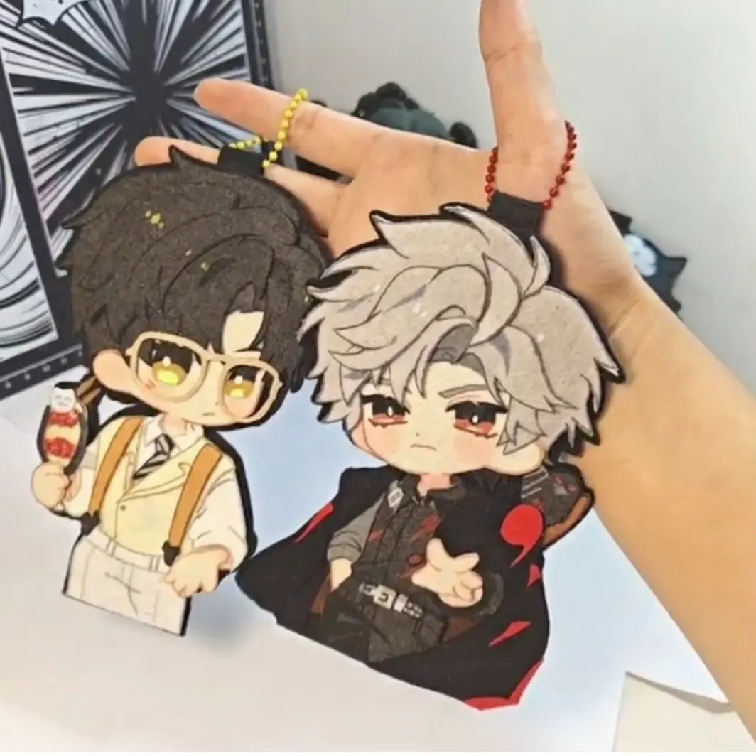 Anime Game Love and Deepspace Acrylic Keychain Figures Zayne Sylus Q version Cartoon Pendant Keyring Bag Decor Birthday Gifts
Anime Game Love and Deepspace Acrylic Keychain Figures Zayne Sylus Q version Cartoon Pendant Keyring Bag Decor Birthday Gifts