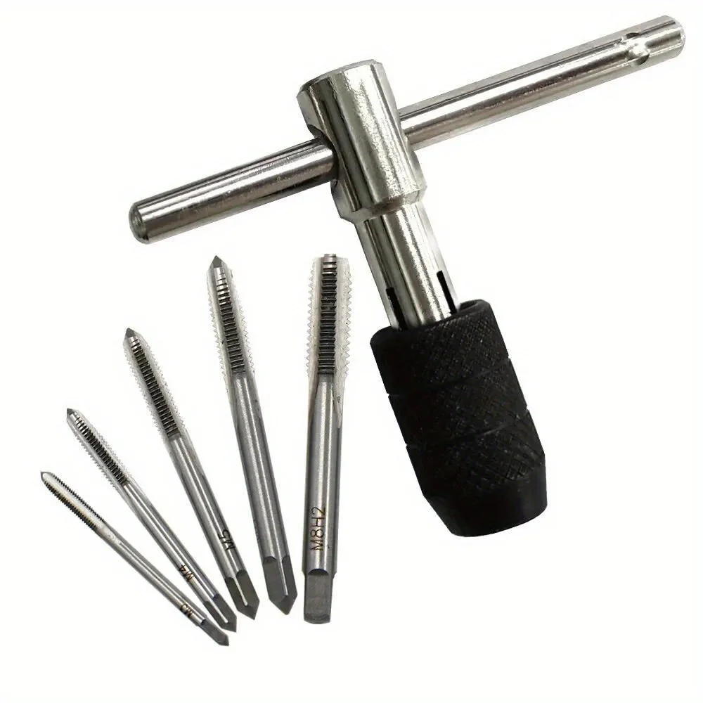 T-type 3mm to 6mm hand tap wrench thread tapping tool set hand wrench thread tapping M6 to M8 tool set
T-type 3mm to 6mm hand tap wrench thread tapping tool set hand wrench thread tapping M6 to M8 tool set