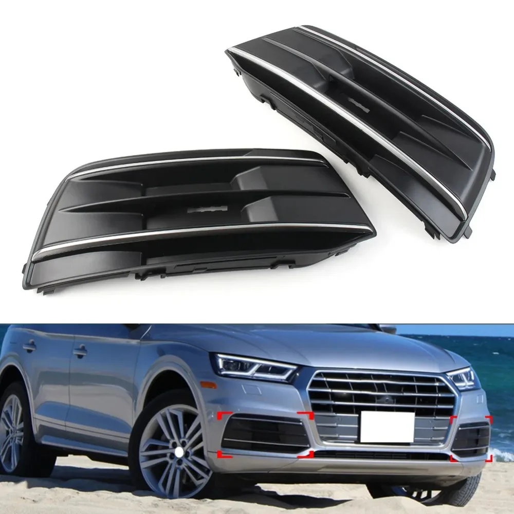 Решетка противотуманной фары переднего бампера, аксессуары для Audi Q5 2018 2019 2020 2021 2022
Решетка противотуманной фары переднего бампера, аксессуары для Audi Q5 2018 2019 2020 2021 2022