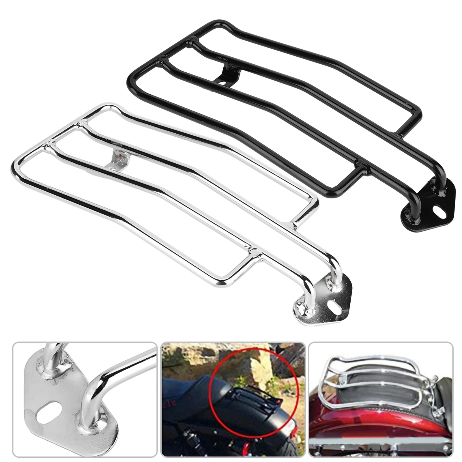 Luggage Holder Luggage Shelf Luggage Support Rear Installation Steel Luggage Rack Motorcycle Rear Shelf for XL Motorcycle
Luggage Holder Luggage Shelf Luggage Support Rear Installation Steel Luggage Rack Motorcycle Rear Shelf for XL Motorcycle