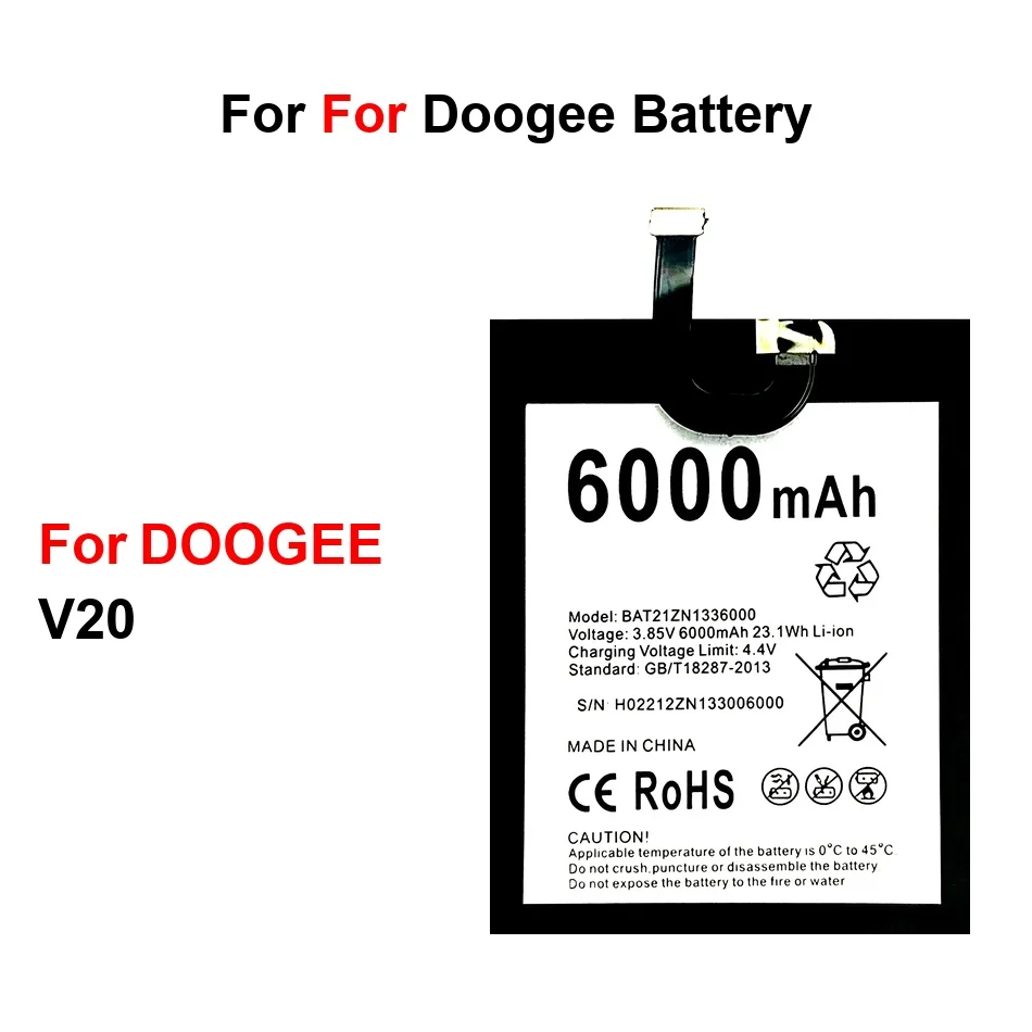 Mobile Phone Battery High-Efficiency V20 ( BAT21ZN1336000 ) 6000mAh
Mobile Phone Battery High-Efficiency V20 ( BAT21ZN1336000 ) 6000mAh