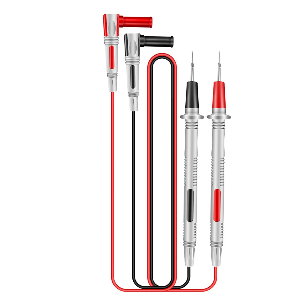 1 Pair Test Leads 1000V/20A Multimeter Probe Set Stainless Steel Tip Tinned Copper Core Silicone Insulated Wire For Digital
1 Pair Test Leads 1000V/20A Multimeter Probe Set Stainless Steel Tip Tinned Copper Core Silicone Insulated Wire For Digital