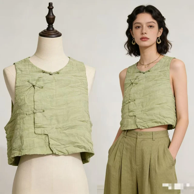 Весенний китайский винтажный жилет для женщин, кардиган из рами, женская куртка, двухслойная верхняя одежда, Casaco Feminino
Весенний китайский винтажный жилет для женщин, кардиган из рами, женская куртка, двухслойная верхняя одежда, Casaco Feminino