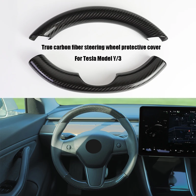 For Tesla Y/3 true carbon fiber dry carbon steering wheel protection package
For Tesla Y/3 true carbon fiber dry carbon steering wheel protection package