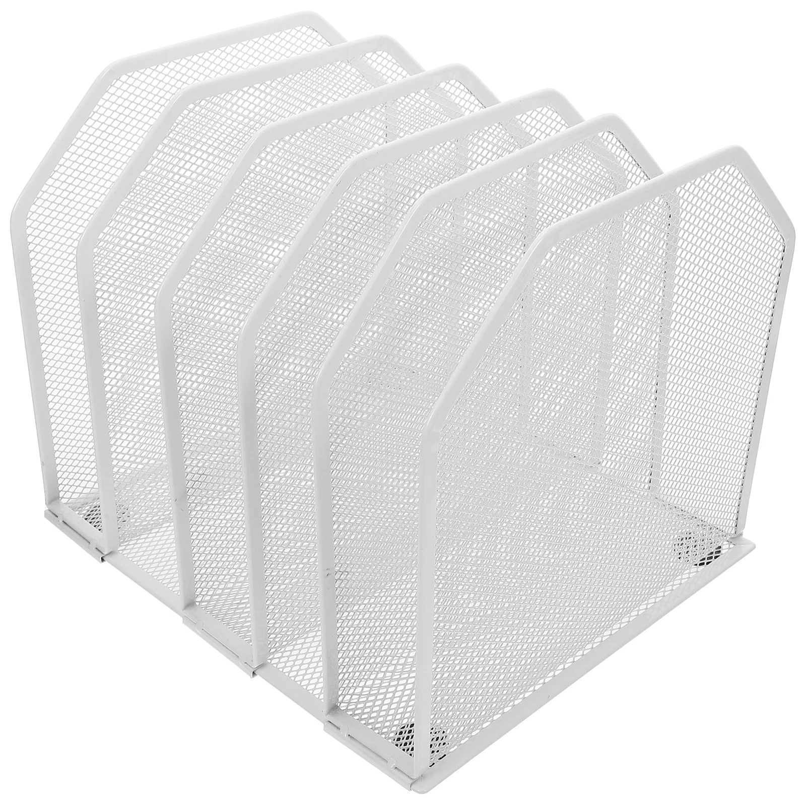 Adjustable 5 Sections Desk File Organizer Upright Desktop Metal Mesh Bookshelf Document Storage Home Office Metal File Organizer
Adjustable 5 Sections Desk File Organizer Upright Desktop Metal Mesh Bookshelf Document Storage Home Office Metal File Organizer