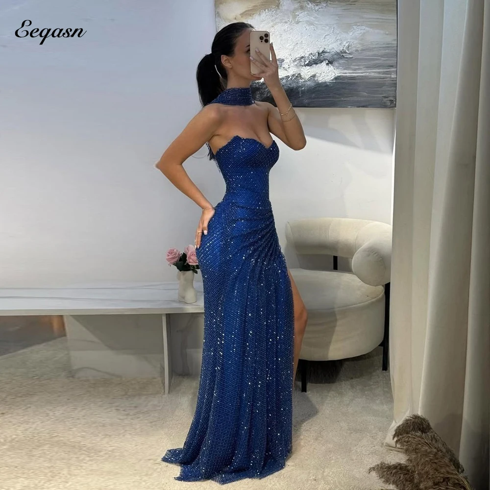 Sexy Women Evening Dresses Sweetheart Mermaid Vestidos De Noche Corset Back Bespoke Occasion Dresses Side High Split Customized
Sexy Women Evening Dresses Sweetheart Mermaid Vestidos De Noche Corset Back Bespoke Occasion Dresses Side High Split Customized