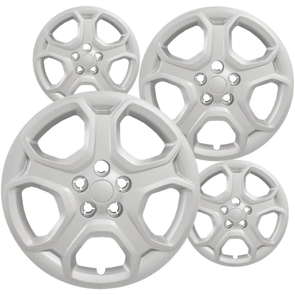 Set of 4 17 inch Silver ABS Hubcap Wheel Cover Compatible with 2017-2019 Ford Escape Wheelcovers for 17 inch Standard Steel Whee
Set of 4 17 inch Silver ABS Hubcap Wheel Cover Compatible with 2017-2019 Ford Escape Wheelcovers for 17 inch Standard Steel Whee