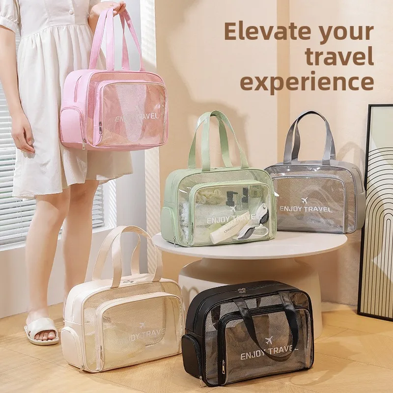 Swimming storage bag, dry wet separation fitness bag, wash bag, large capacity, convenient handheld makeup bag
Swimming storage bag, dry wet separation fitness bag, wash bag, large capacity, convenient handheld makeup bag
