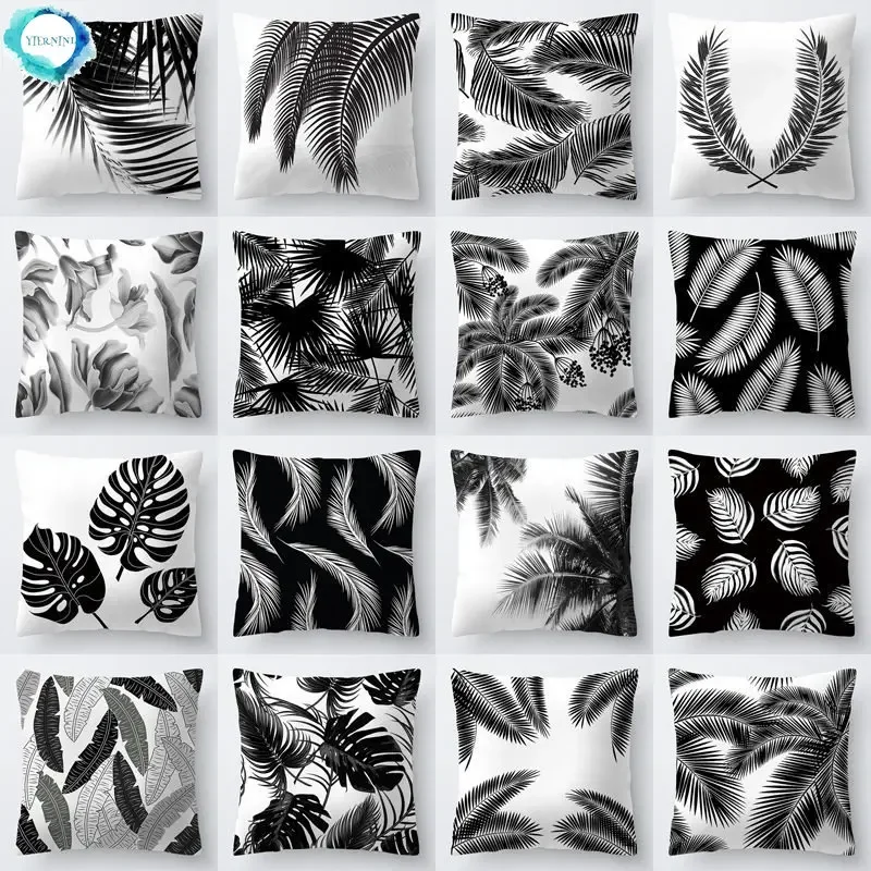 Nordic Decoration Home Tropical Decoration Cushion Cover Pillow Black White Plant Leaves Decor for Home Throw Pillow 40547
Nordic Decoration Home Tropical Decoration Cushion Cover Pillow Black White Plant Leaves Decor for Home Throw Pillow 40547