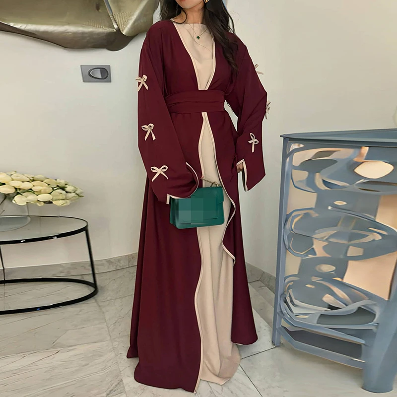 Vintage Bow Decoration Lace Up Dress Elegant V-neck High Waisted Office Commuting Dress Trendy Solid Long Sleeved Cardigan Dress
Vintage Bow Decoration Lace Up Dress Elegant V-neck High Waisted Office Commuting Dress Trendy Solid Long Sleeved Cardigan Dress