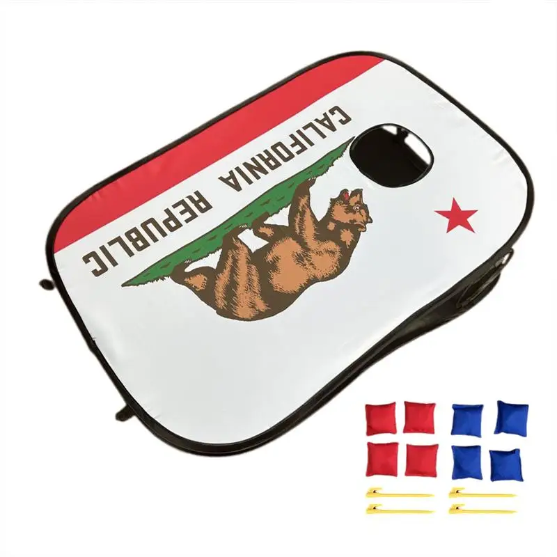 Bean Bag Toss Game Toy Throwing Toys With 8 Bean Bags Portable Outside Lawn Activities Toy For Children Aged 3-8 Years
Bean Bag Toss Game Toy Throwing Toys With 8 Bean Bags Portable Outside Lawn Activities Toy For Children Aged 3-8 Years