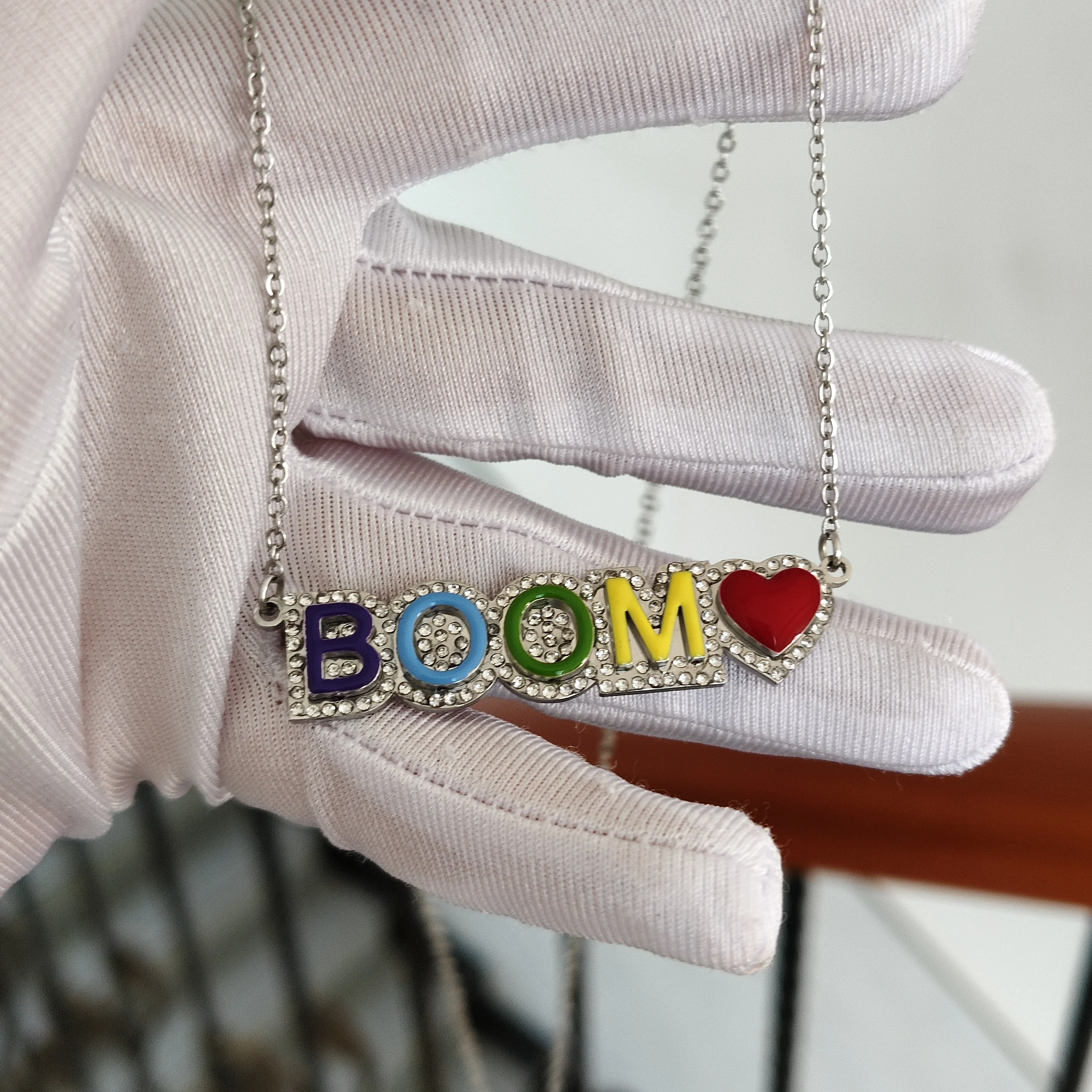 DHQH New Wholesale Customized Name Colored Letter Necklace Personalized Letter Name Necklace Valentine's Day Gift Birthday Gift 
DHQH New Wholesale Customized Name Colored Letter Necklace Personalized Letter Name Necklace Valentine's Day Gift Birthday Gift