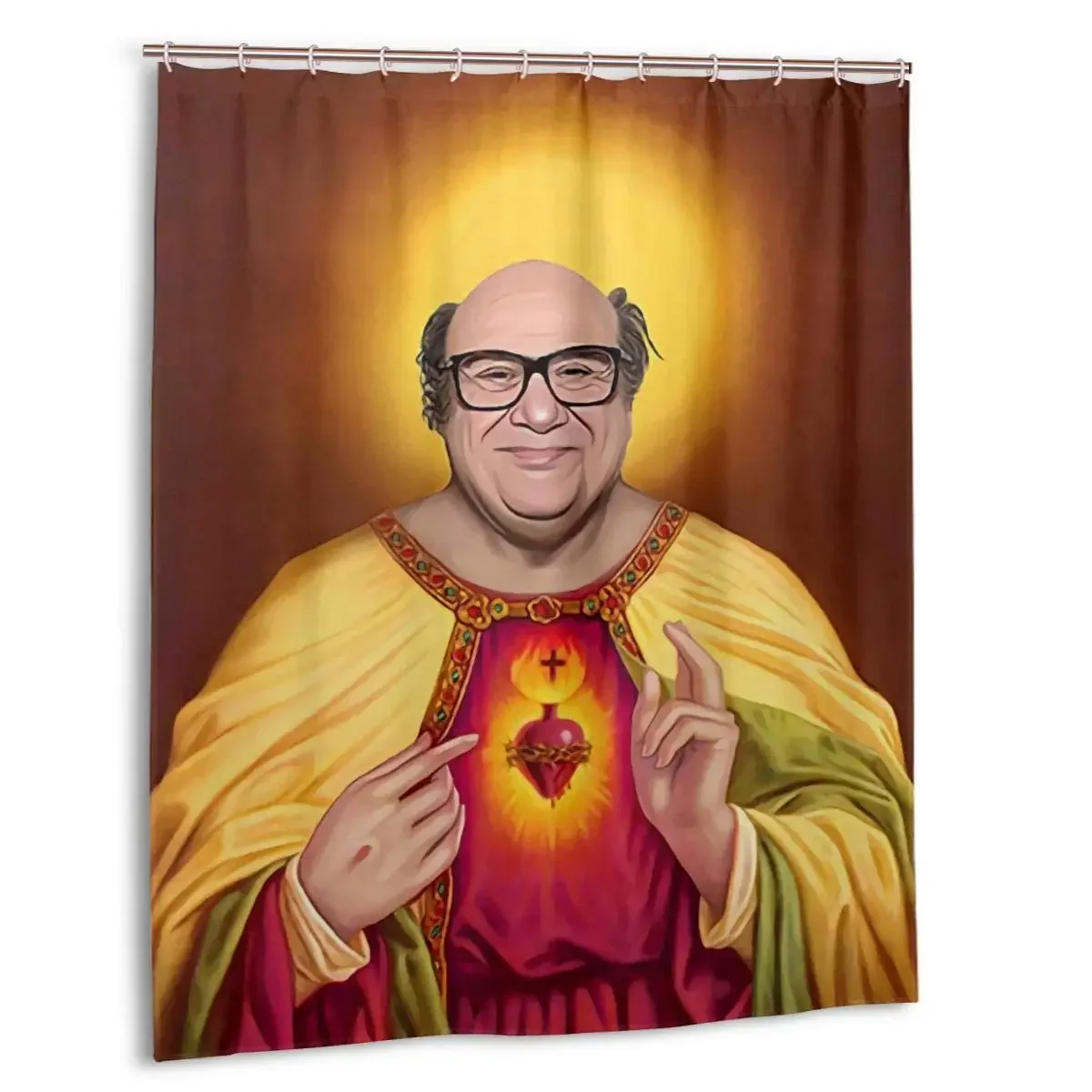 Danny Devito Shower Curtain Fans Design Fashion Casual Custom 60x72 Inch Creative Waterproof Bathroom Curtains with 12 Hooks
Danny Devito Shower Curtain Fans Design Fashion Casual Custom 60x72 Inch Creative Waterproof Bathroom Curtains with 12 Hooks