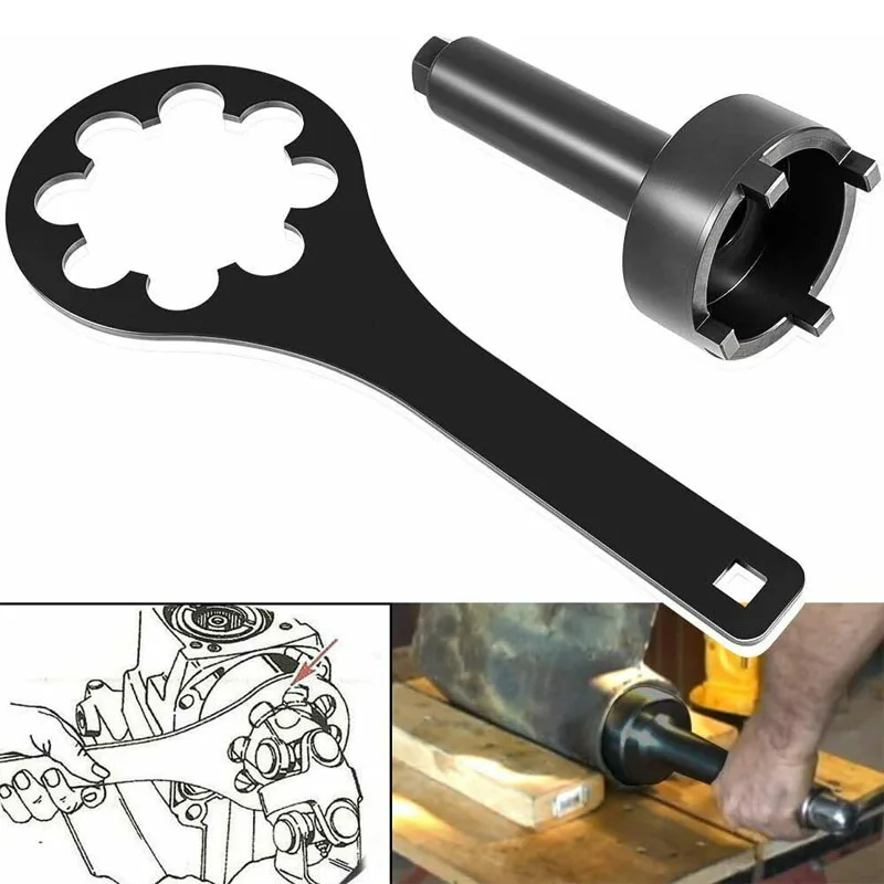 90100, 91-61069 Bearing Retainer Spanner Wrench & Carrier Retainer Nut Wrench Tool for Mercruiser Alpha 1, Gne2, Bravo 1 More
90100, 91-61069 Bearing Retainer Spanner Wrench & Carrier Retainer Nut Wrench Tool for Mercruiser Alpha 1, Gne2, Bravo 1 More