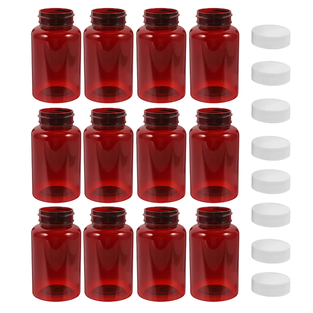 16pcs Brown Plastic Bottles Empty Plastic Pills Storage Bottles Pill Containers Sealed Caps Durable PET Travel Storage
16pcs Brown Plastic Bottles Empty Plastic Pills Storage Bottles Pill Containers Sealed Caps Durable PET Travel Storage