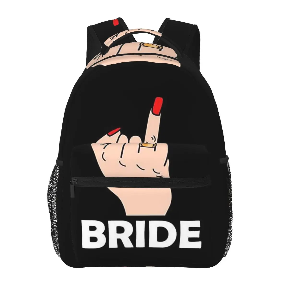 Bride Squad Bachelorette Single Farewell Ring Finger Bridal Wedding Student Backpack School Bag Daypack Bookbag Shoulder Bags
Bride Squad Bachelorette Single Farewell Ring Finger Bridal Wedding Student Backpack School Bag Daypack Bookbag Shoulder Bags