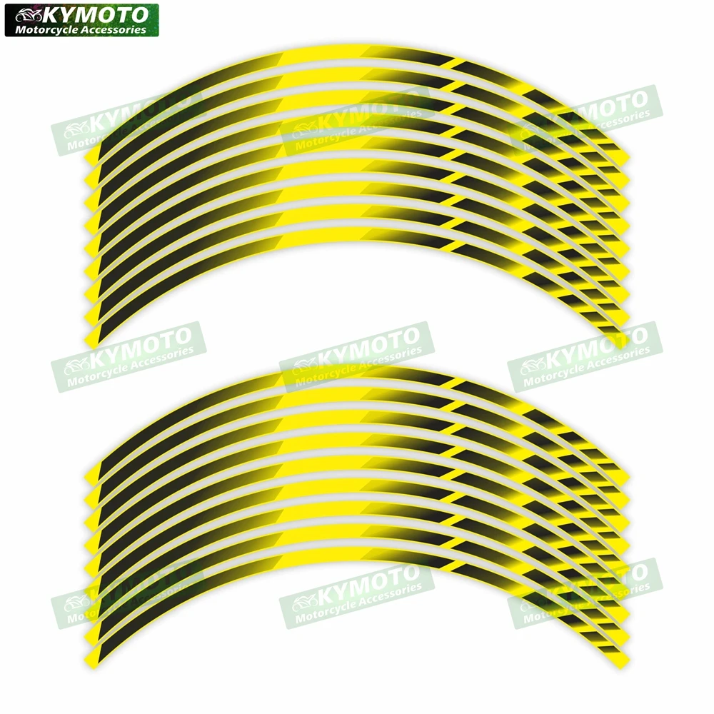 Universal 17 inch motorcycle accessories front and rear wheel stickers decorative waterproof reflective wheel rim stickers
Universal 17 inch motorcycle accessories front and rear wheel stickers decorative waterproof reflective wheel rim stickers