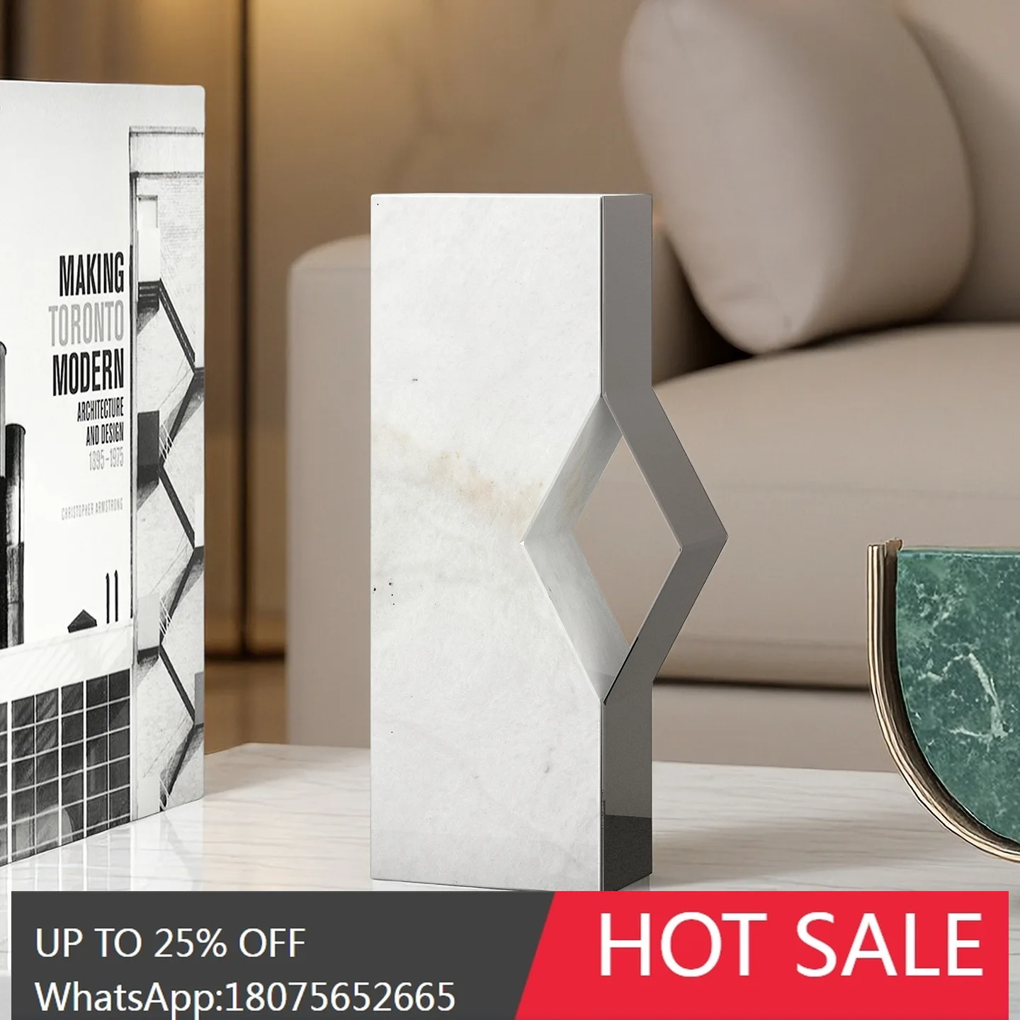 SGF Wabi-Sabi Style Marble Geometric Art Ornament Niche Soft Decoration
SGF Wabi-Sabi Style Marble Geometric Art Ornament Niche Soft Decoration