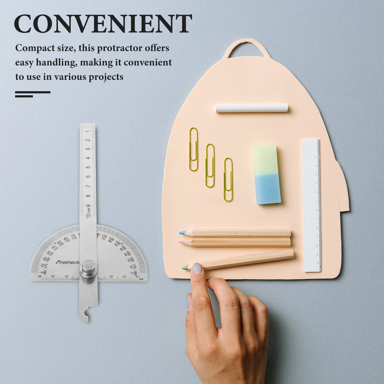 Woodworking Angle Ruler 90x100 Single Arm Multi Function Measuring Tool Protractor Metal Angle Carpenter Tools
Woodworking Angle Ruler 90x100 Single Arm Multi Function Measuring Tool Protractor Metal Angle Carpenter Tools