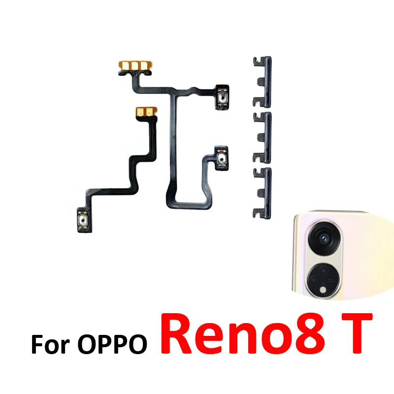 For Oppo Reno8 T 5G CPH2505 Phone New Power Volume Button On Off Control Key Internal Flex Cable Replacement Parts Black Gold
For Oppo Reno8 T 5G CPH2505 Phone New Power Volume Button On Off Control Key Internal Flex Cable Replacement Parts Black Gold